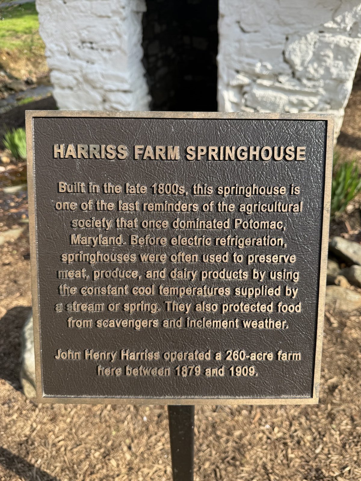 Harriss Farm Springhouse - Copenhaver Park